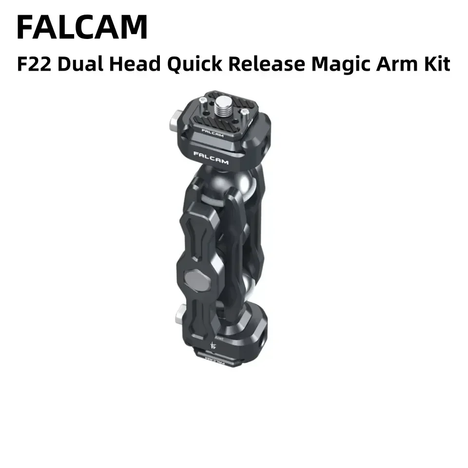 FALCAM F22 2548 듀얼 헤드 퀵 릴리즈 매직 암 키트 QR 시스템 최대 하중 듀얼 퀵 릴리즈 매직 암