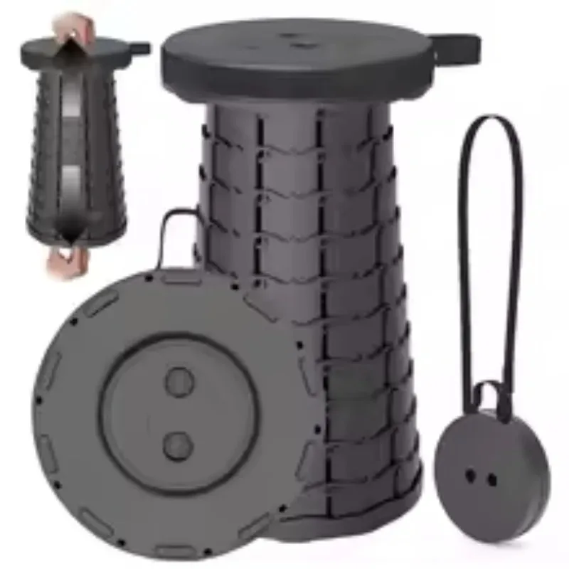 Lightweight Portable Retractable Folding Stool Outdoor Picnic Camping Fishing Chair Beach Foldable Seat for Easy Carry