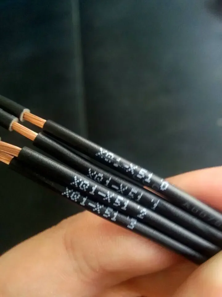 Automatic copper wire cutting stripping and inkjet marking cable printing machine