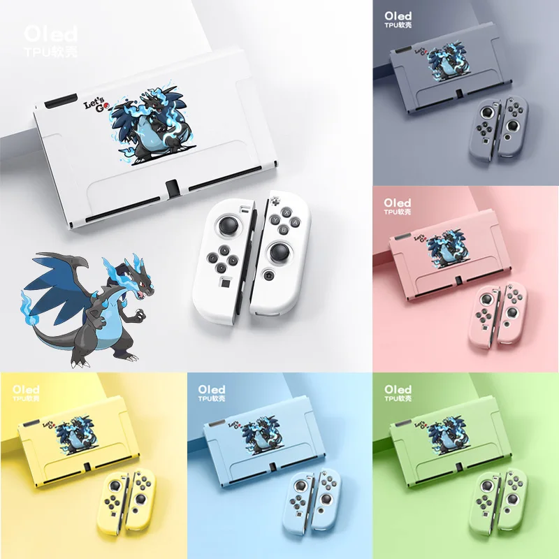 �y�Z�[�����z�|�P�������K���U�[�h�� X TPU �\�t�g�P�[�X�W���C�R���ی�V�F���J�o�[ Nintendo Switch NS OLED �R���\�[���A�j���P�[�X�A�N�Z�T���[