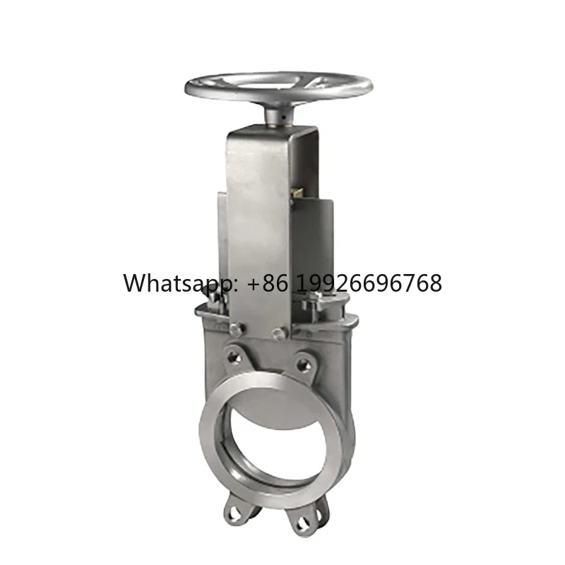 

Api 600 Dn150 150mm Industrial SS304 SS316 Stainless Steel O Port Knife Gate Valve With Handwheel