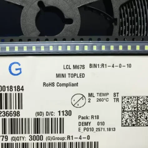 

Светодиод LCL M67S 2313 0805, керамический, зеленый, синий, озерно-синий