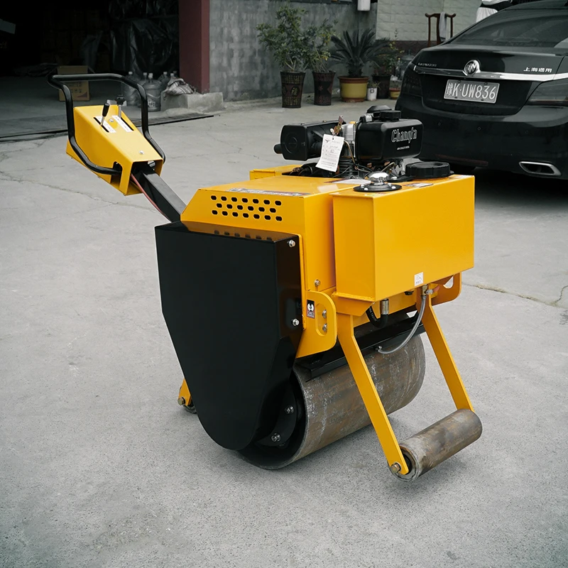 

VR600S mini walk behind single drum vibratory road roller for sale