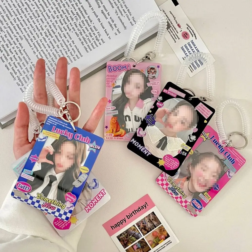 High Quality Double Sides Photocard Case INS Y2K Korean Idol Photo Card Holder Cool Acrylic Photos Protective Cover