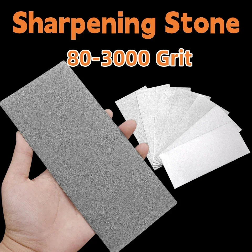 Diamond Sharpening Stone 80-3000 Grit Knife Sharpener Bar Polishing Disc Rectangular Sharpening Plate Whetstone  Abrasive Tools