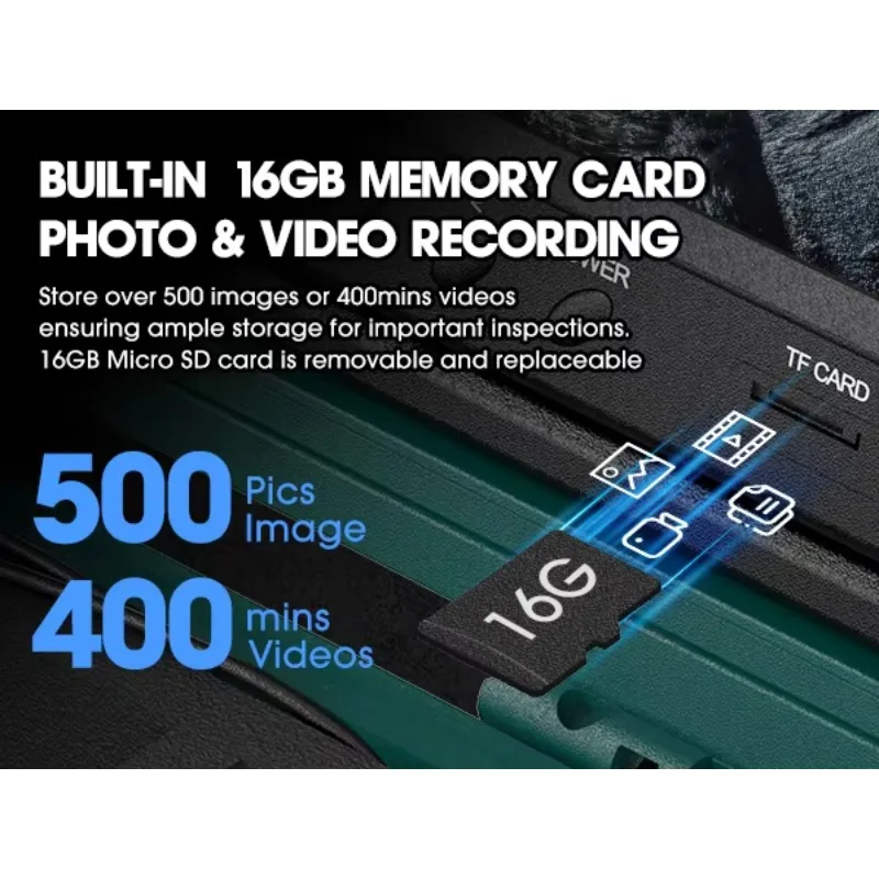 9Inch Drain Pipe Inspection Sewer Camera  512 HZ Self Leveling Industrial Endoscope 23 mm Head Sewer Camera Pipe with Locator