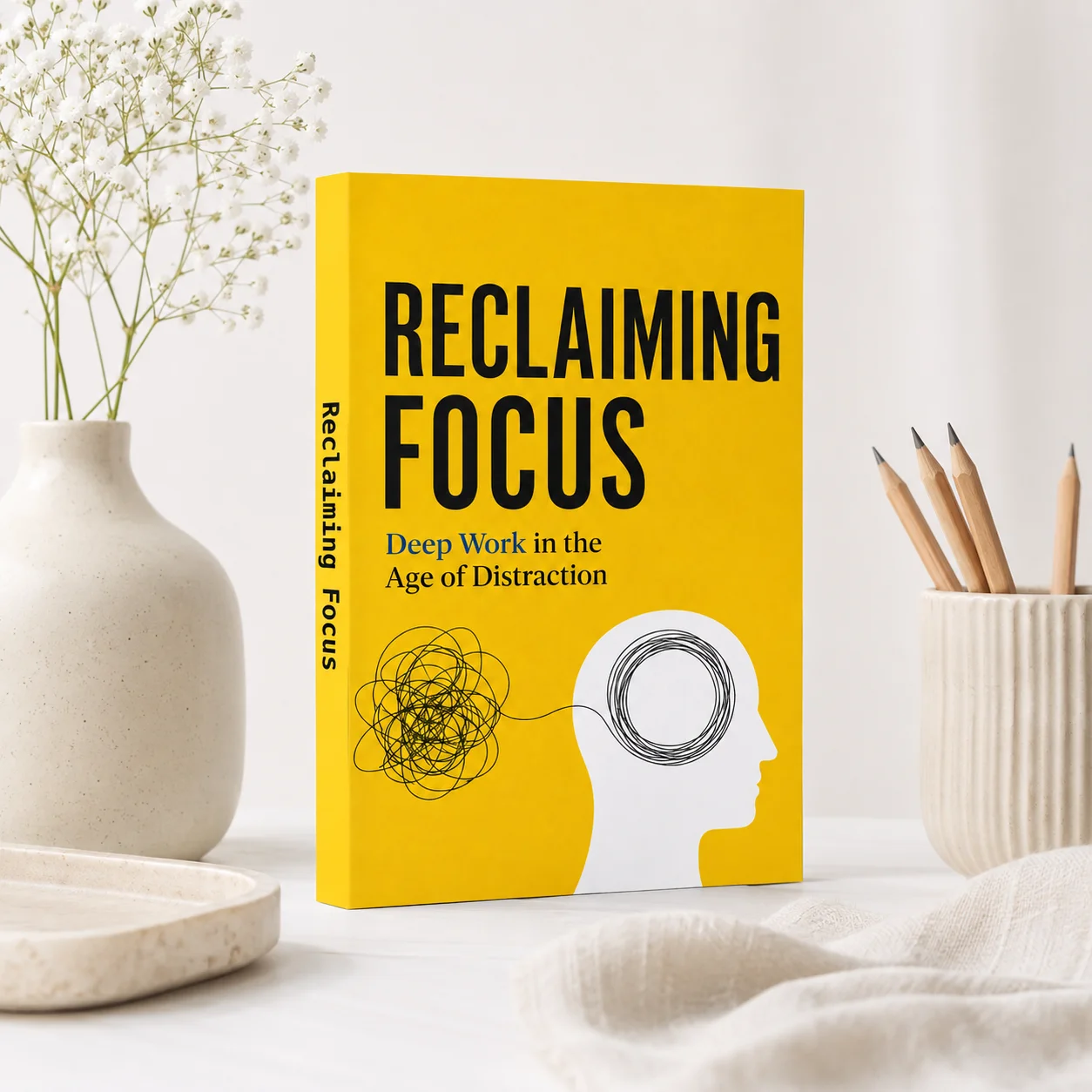 Regain Focus, Deep Work Methods for the Distracted Age, Self-Help Book to Improve Concentration & Work Efficiency
