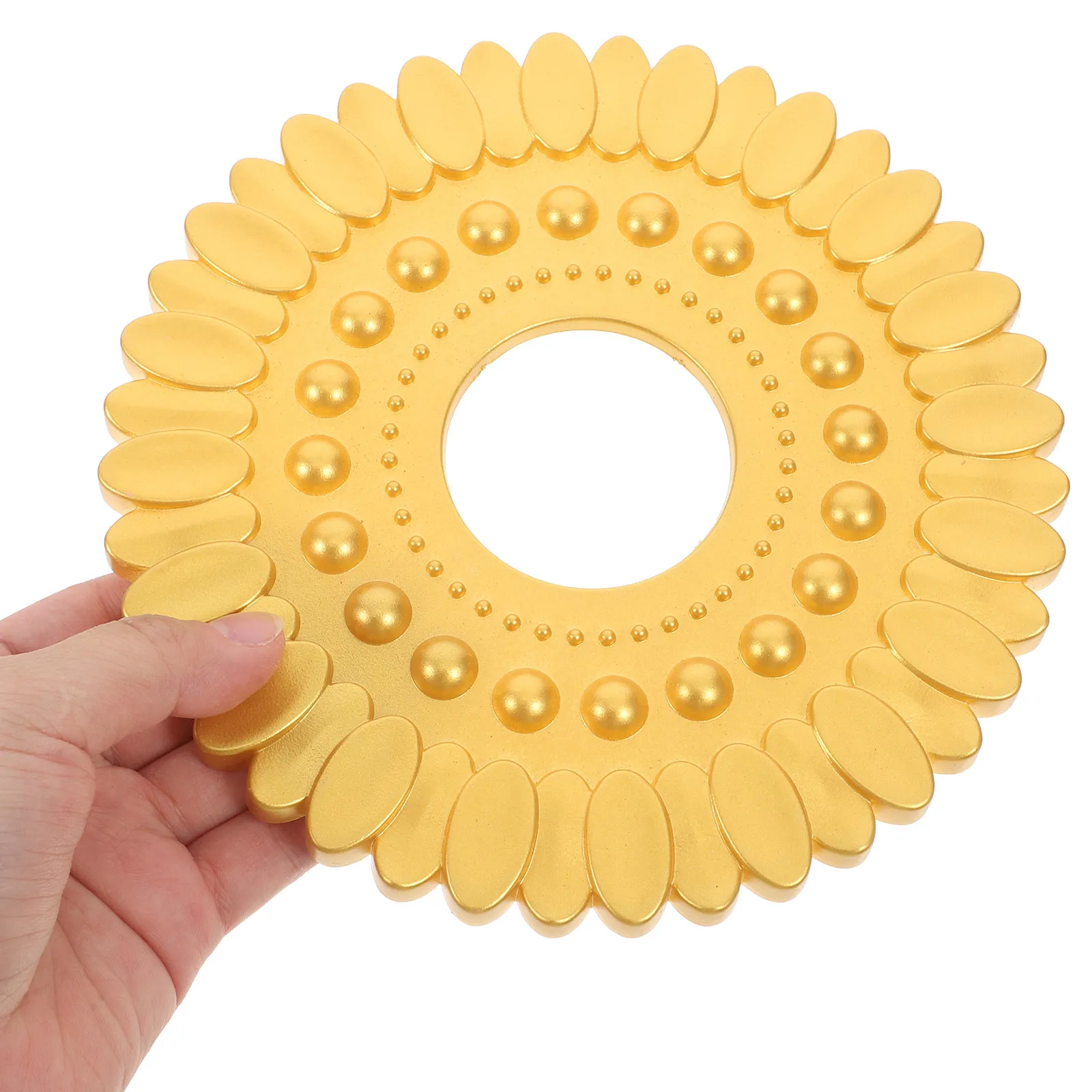 European Style Round Ceiling Medallion Ps Decorative Lighting Fan Mounting Plate Indoor Ornament Ceiling Round Medallion