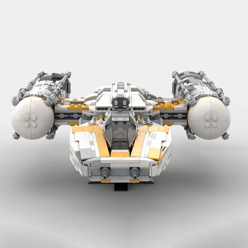 1914pcs MOC Rebels BvA Y Wing Star Battle Model Building Blocks Architecture DIY Idea Education Toy Christmas Gifts Brick