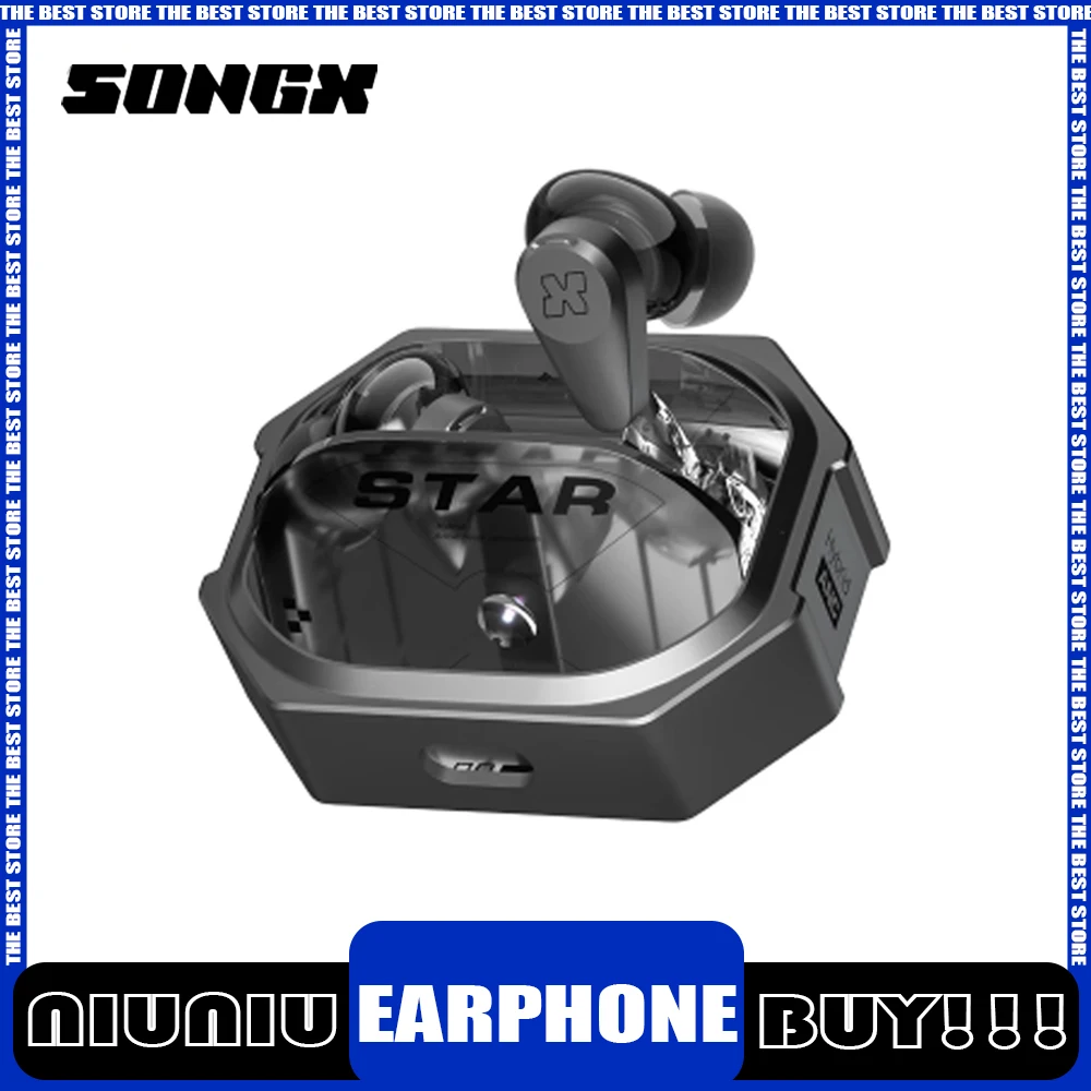 

Songx Vsinger Earphone Bluetooth Joint Model Noise Cancellation Wireless Earphones Aluminum Alloy Hifi Sound Shell In-Ear Gifts