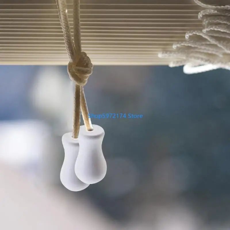 Y3NB Cord Tassels Pendants 12 Pieces Window Shade Blind Cord Knobs Pull End