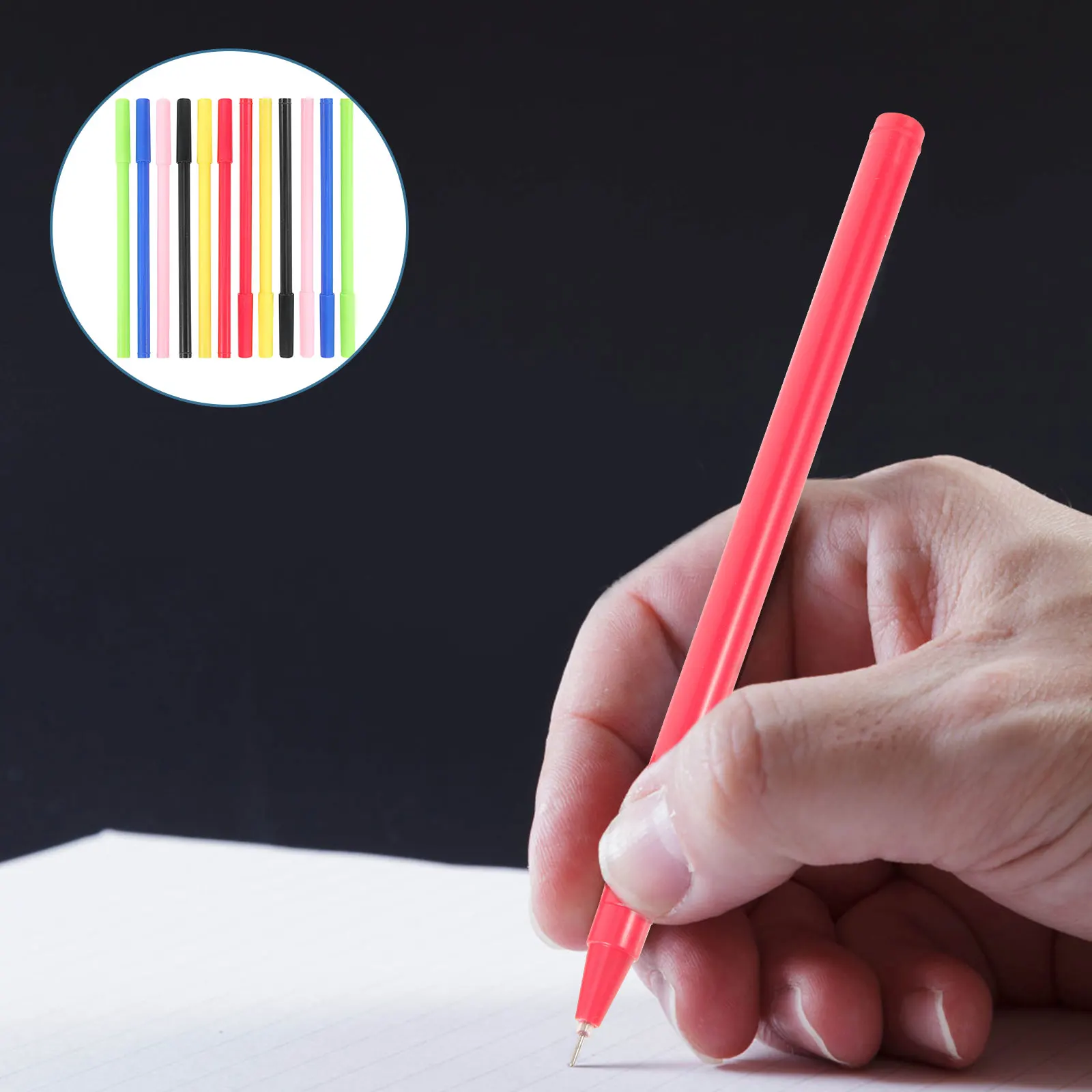 12pcs Adorable Gel Cute For Girls School Student Stationery Portable Signature Pens Writing Exam Homework Office Smooth