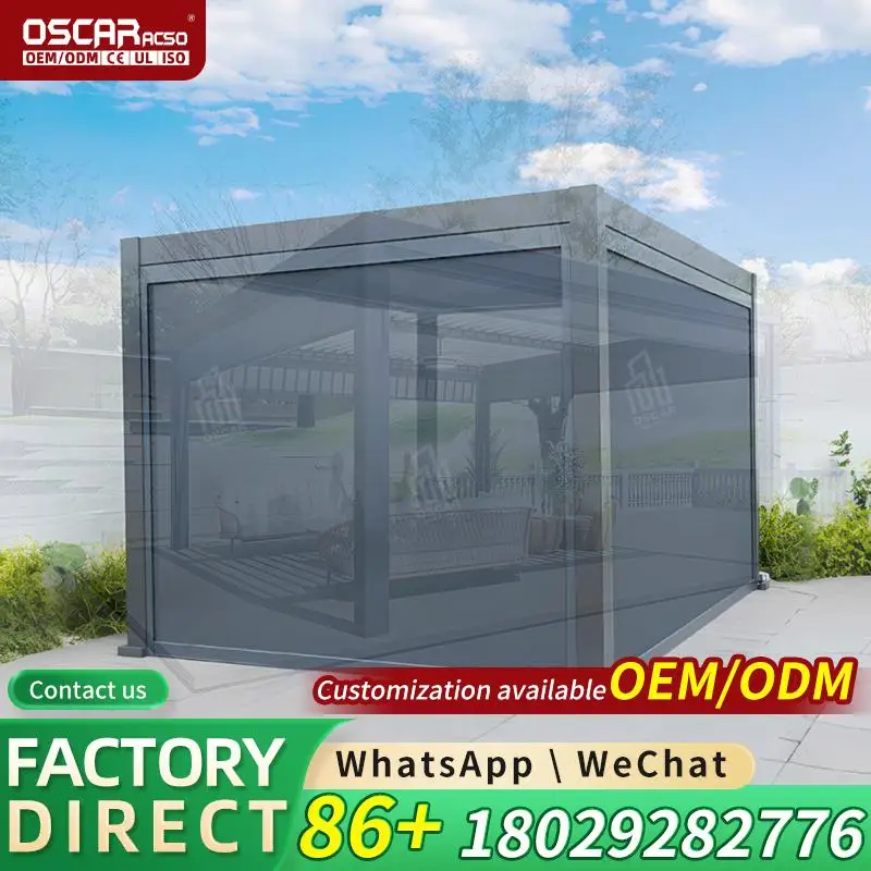 Slats Deck Canopy Louver Sun Panel Coated Aluminum Pergola for Window from Vietnam pergola