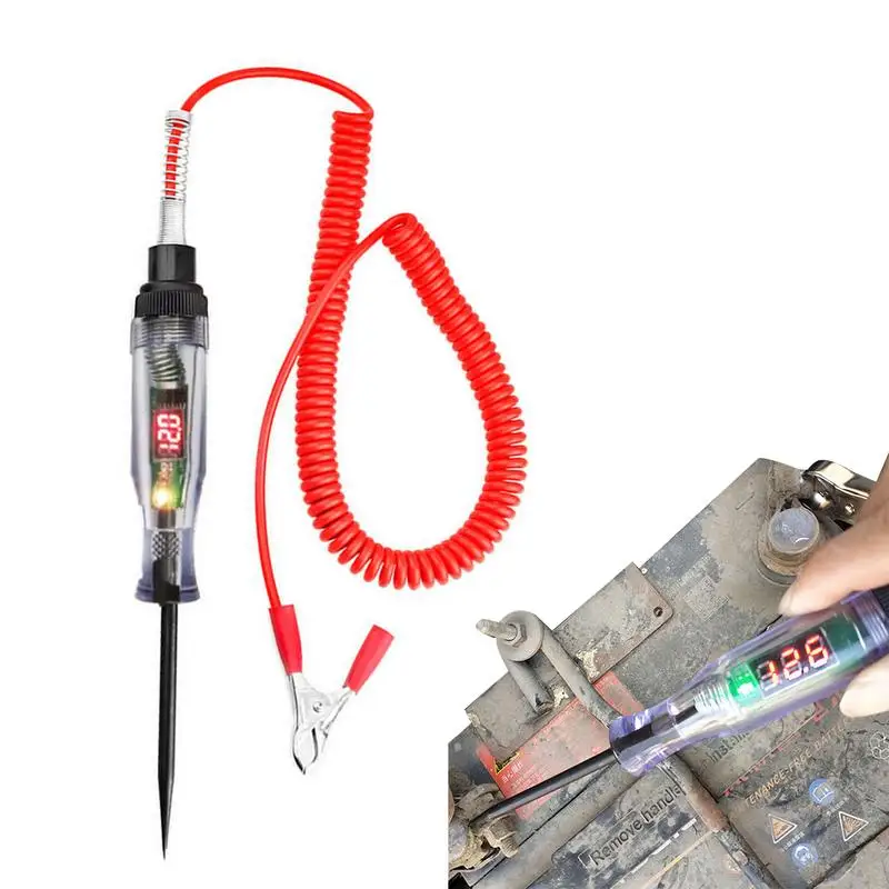 

Automotive Test 3 To 70V DC Circuit Tester Auto Voltage Detector Pen With Digital Display Fuse Tester For Car/Vehicles