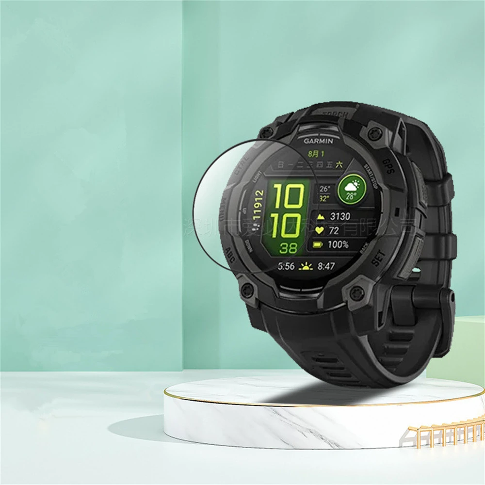 Instinct 3 用 45 ミリメートル時計湾曲した 3D 複合材料フィルム Instinct 3 用 50 ミリメートル水ゲルフィルム