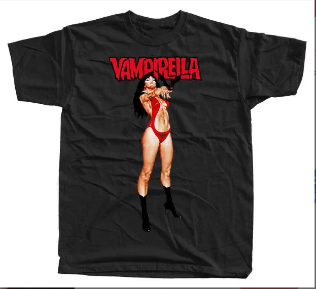 

Футболка Vampirella... Art // унисекс // лучший подарок хлопковая рубашка, подарок для мамы
