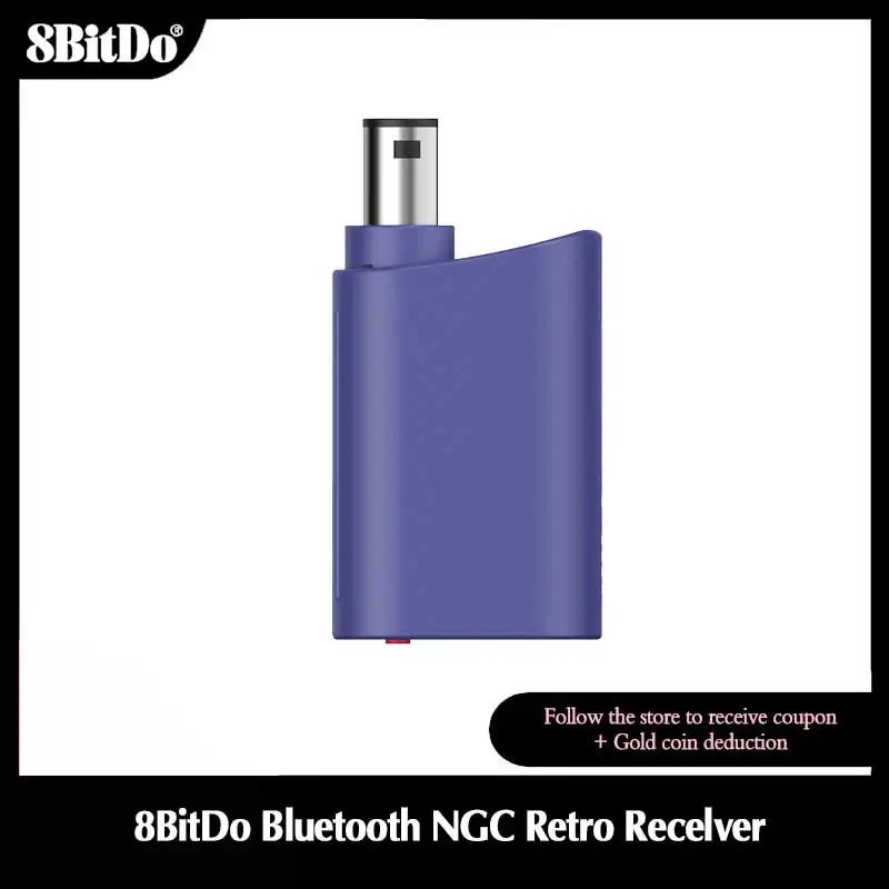 

Беспроводной Bluetooth-адаптер 8BitDo Retro Recelver для Nintendo GameCube Wii для Windows 10/11 Игровые аксессуары NGC