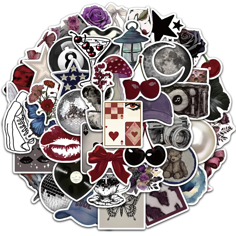 50/100 قطعة الإبداعية Pinterest فتاة الكتابة على الجدران ملصقات الهاتف صور كتب التزلج أكواب إطار الصورة شخصية الديكور #1