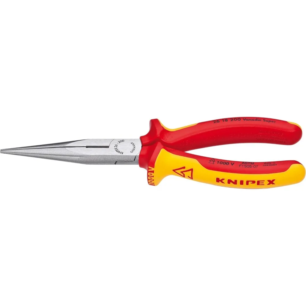 Knipex Kit di attrezzi isolati da 7 pezzi 1000 V: set di pinze, frese e cacciaviti per uso commerciale