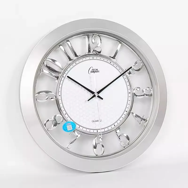 16-inch Large Wall Clock Vintage Silent Luxury Gold Shabby Chic Kitchen Home Watch Wall Clocks Home Decor Duvar Saati Gift SC574