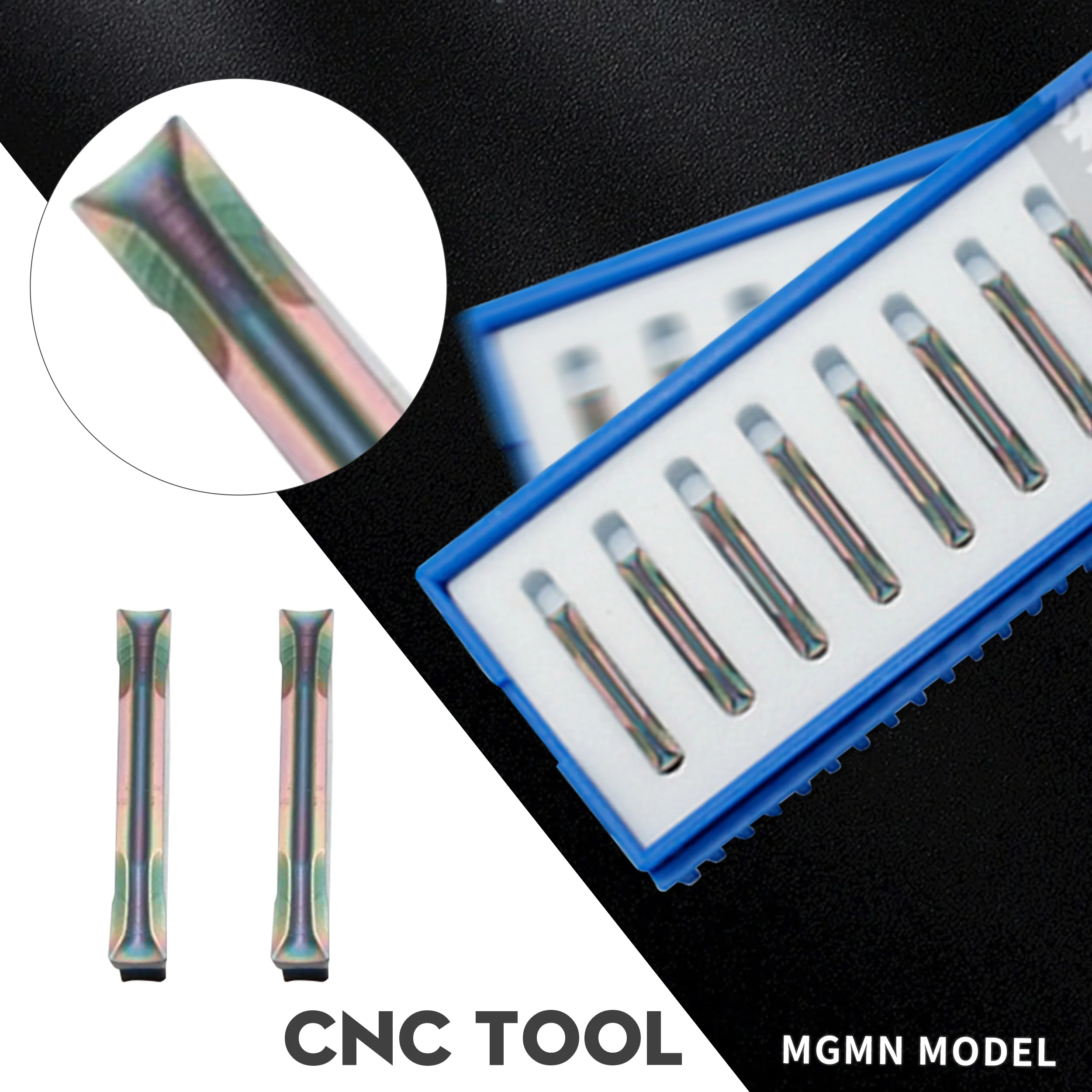 MGMN200-PF P8090U Grooving Blade MGMN300-PF P8090U Lathe Turning Tool Carbide Blade For Hardened Steel/Superalloy/Titanium Alloy