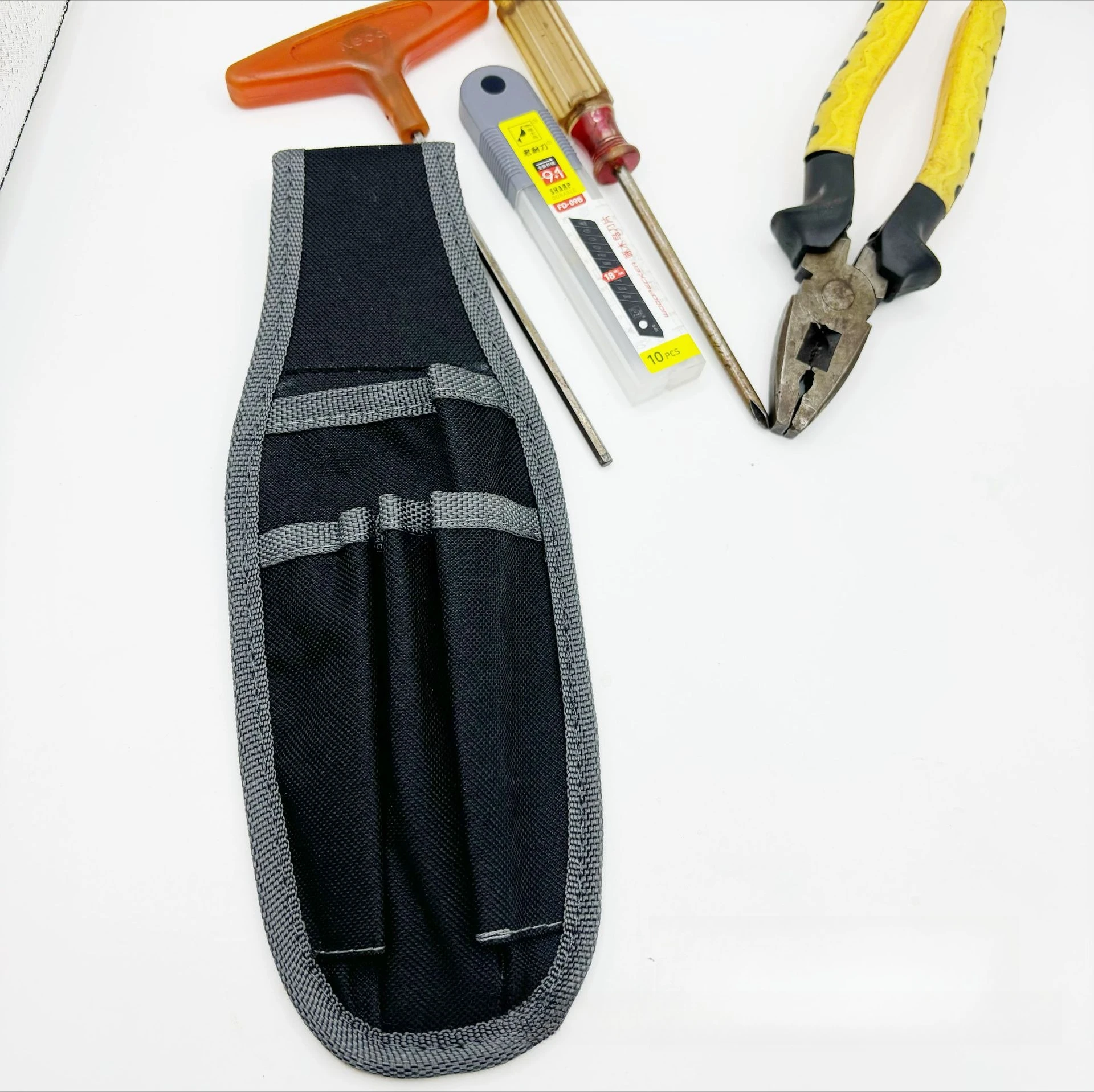 Tool Fanny Pack Woodworking Tool Storage Bag Multifunctional Portable Thickened Wear-resistant Strong Electrical Toolkit