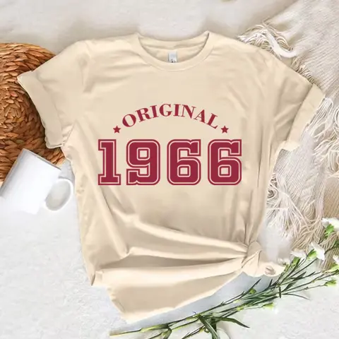 1966 T-shirt 60th Birthday Gift for Women Vintage Heart 60 and Fabulous Leopard Print T-shirt Women's 60th Birthday T-shirts
