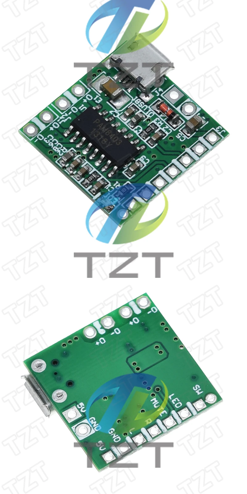 TZT 1/5/10PCS NEU PAM8403 DC 5V Mini Class D 2x3W USB-Leistungsverstärkerplatine DIY Bluetooth-Lautsprecher Z07 Dropshipping – Detail 5
