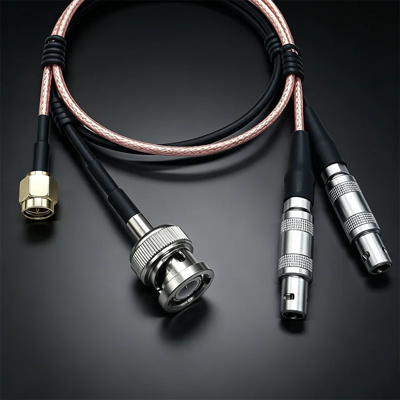 RG316 RG174 Remo 00S To BNC Ultrasonic Oscilloscope Cable Compatible with Flaw Detection Probe Cable C5Q9 Power Cord 1/2/3/5M