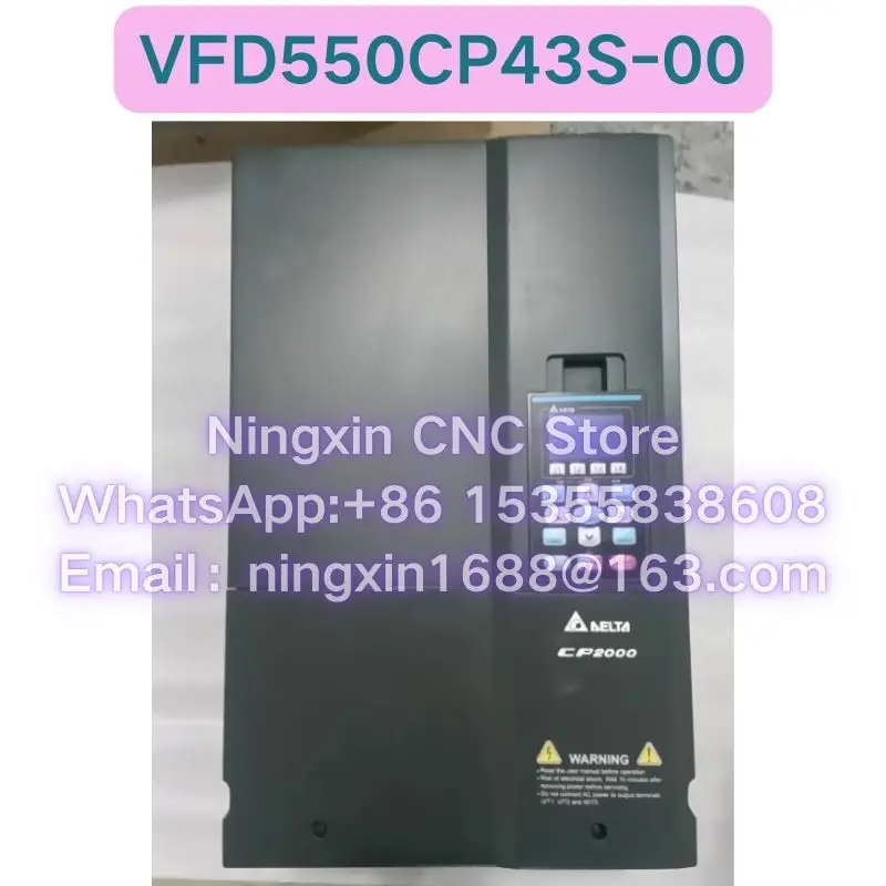 Used VFD550CP43S-00 Inverter Functional test OK Fast delivery