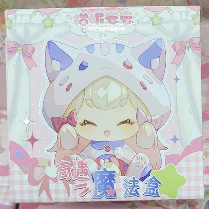 

Подлинная серия Moni Adventure Magic Box, слепая коробка, кукла ручной работы, декор для настольной комнаты, подарки на день рождения для друзей и семьи, милые