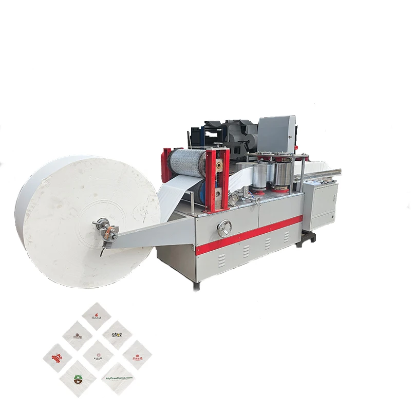 Low Cost Napkin Making Machine Tissue Paper Serviette Paper Making Machine Equipment for the Production of Napkins customized