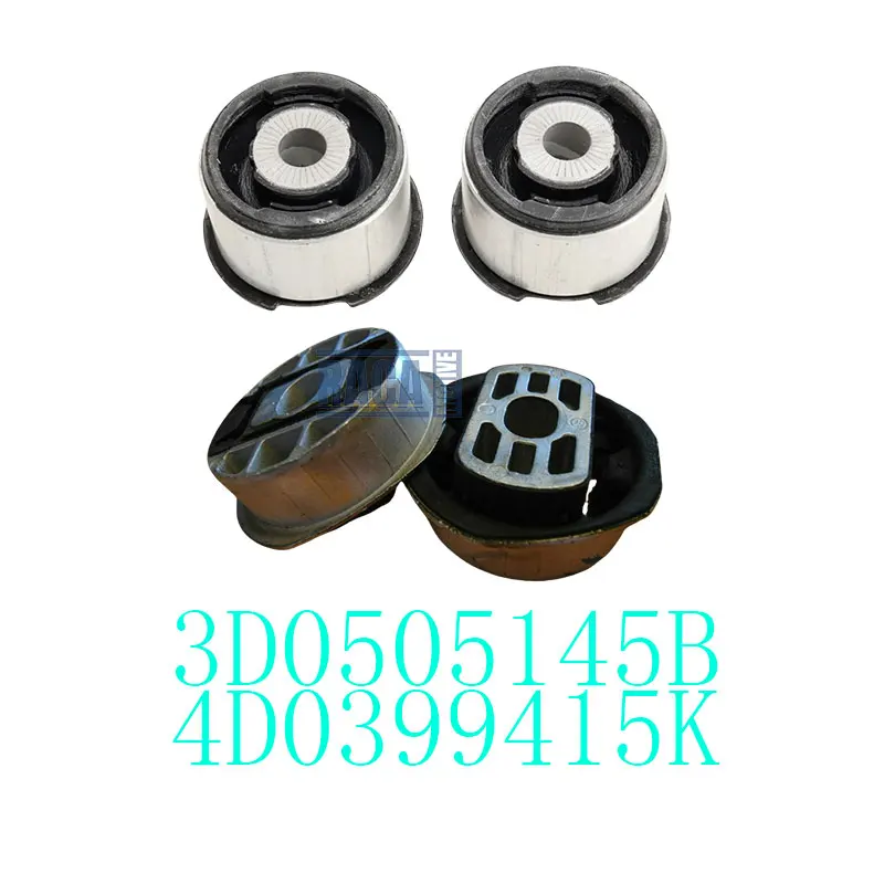 

4 шт. резиновая втулка крепления балки передней и задней оси для VW Phaeton 1997-2010 Audi A8 S8 Quattro 4D0399415K 3D0505145B 3D0505145