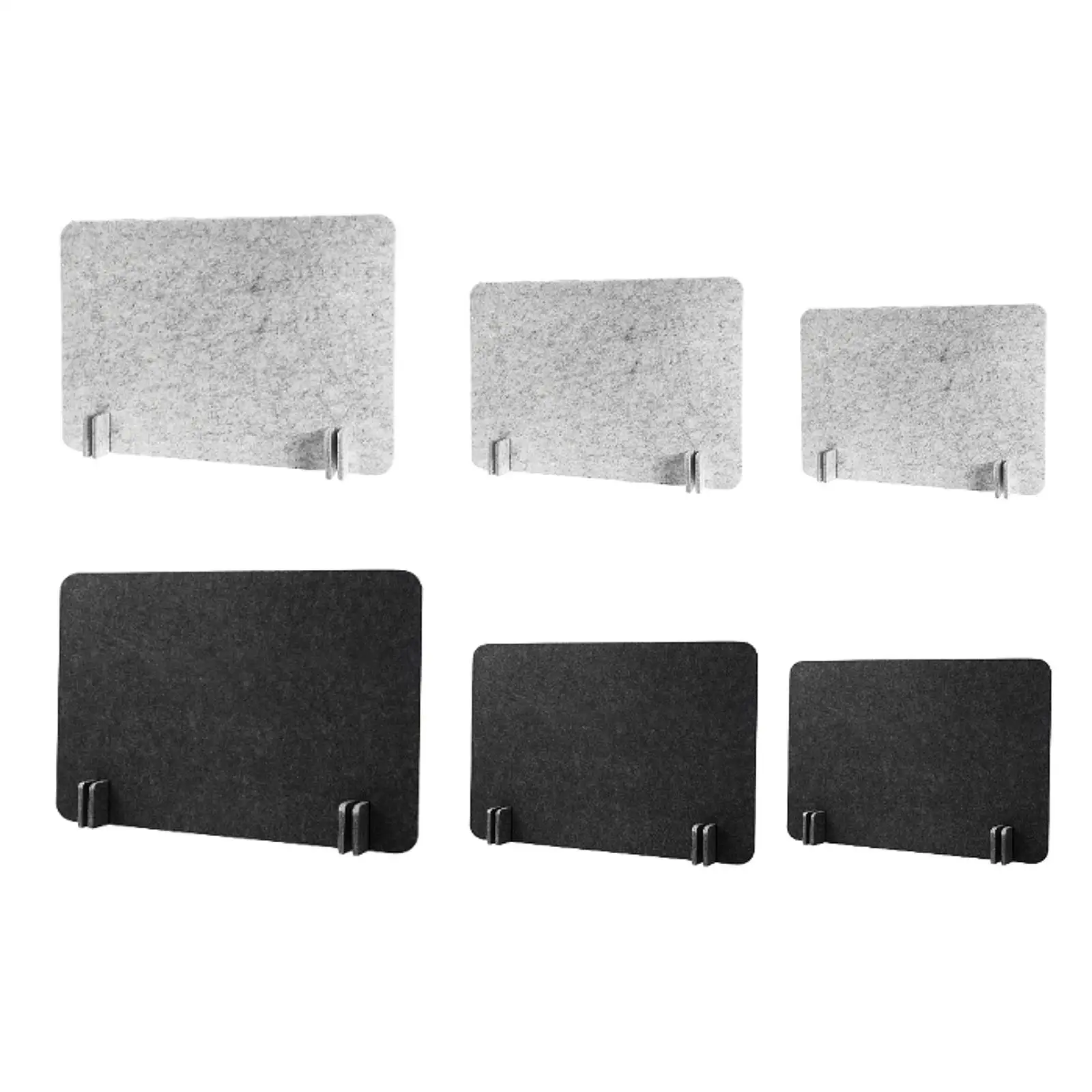

Desk Divider Privacy Panel Felts Simple Installation Convenient Reducing Noise for Dormitory Employees Home