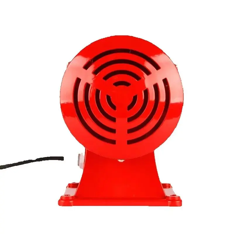 MS-490 AC220V Red Metal Motor Siren Industrial Alarm guard against theft