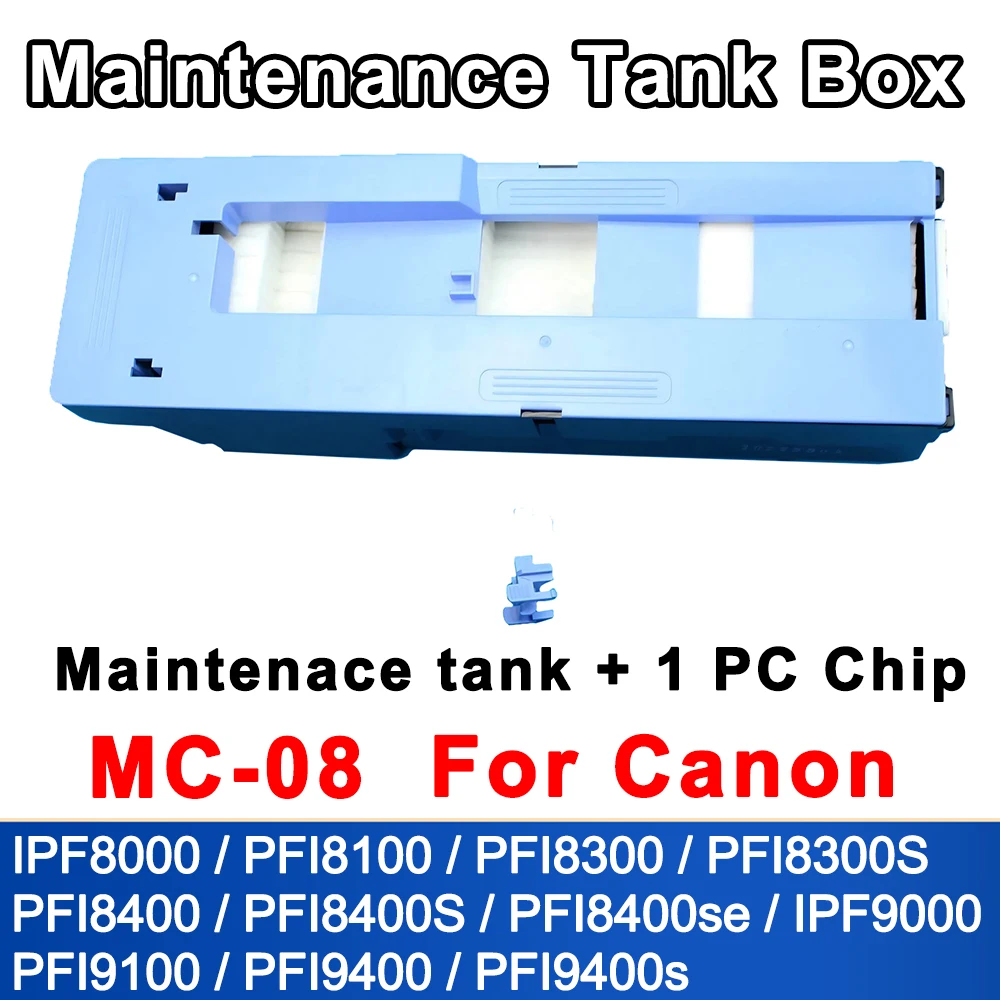 

MC08 MC-08 MC 08 Maintenance Tank for Canon imagePROGRAF iPF 8000 8100 8300 8300S 8400 8400S 8400se 9000 9100 9400 9400s