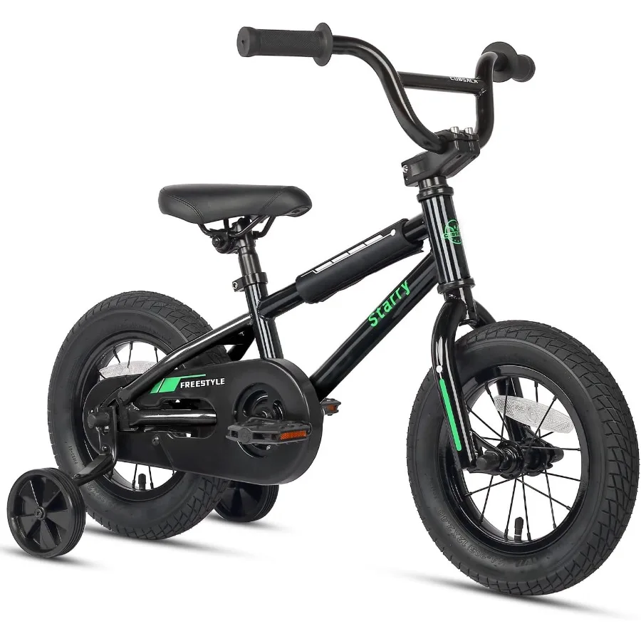 

12 14 16 18 Inch Bike BMX Style Bicycle with Training Wheels Coaster Brake for 2-10 Years Old Toddlers Boys Girls Multiple Colo