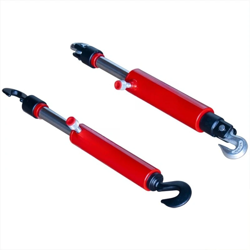 Inverted cylinder hydraulic foot pump, powerful and efficient long stroke tensioner