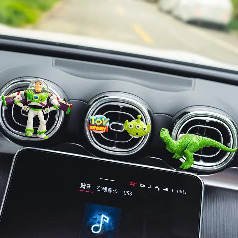 Cartoon Air Outlet Vent Perfume Freshener Ornament Accessorie Buzz Lightyear Woody Car Perfume Car Interior Decor Accessories