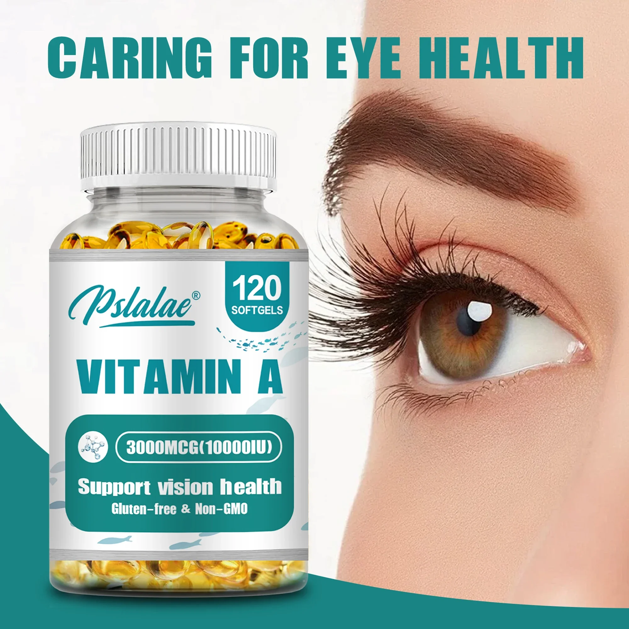 

Vitamin A Capsules 3000mcg - Supporting Cellular Health, Immune Function, and Healthy Vision