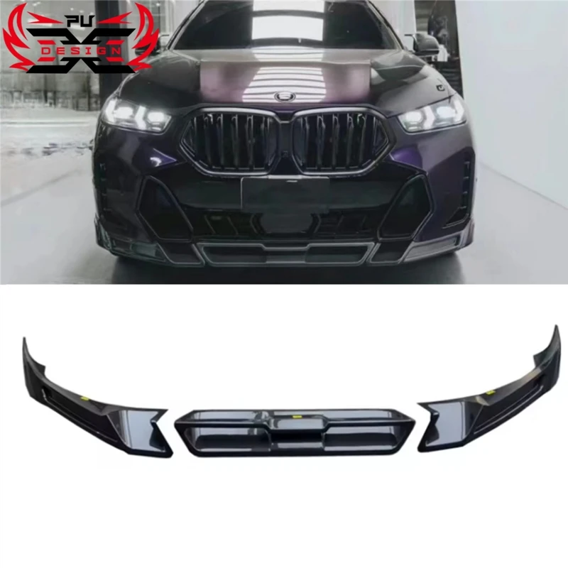 

Front Bumper Front Lip Splitter Spoiler For BMW X6 G06 lci FD Style Carbon Fiber Body Kit