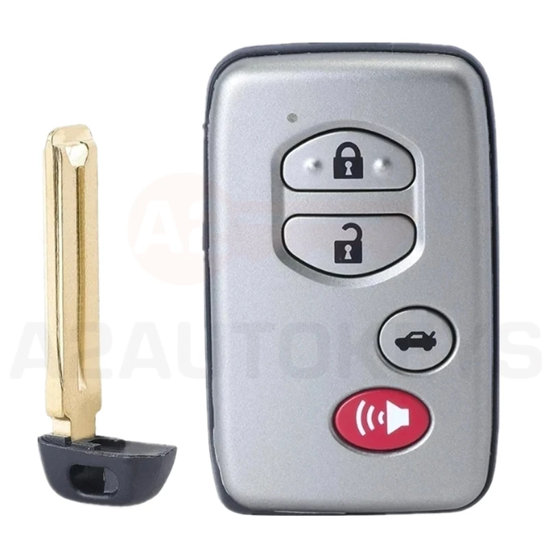 A2AUTOKEYS For Toyota Avalon Camary Aurion Sequoia Prius A433 F433 3370/0140/5290/6601/7930/4610 312/314/315/433.92 MHZ Car Key