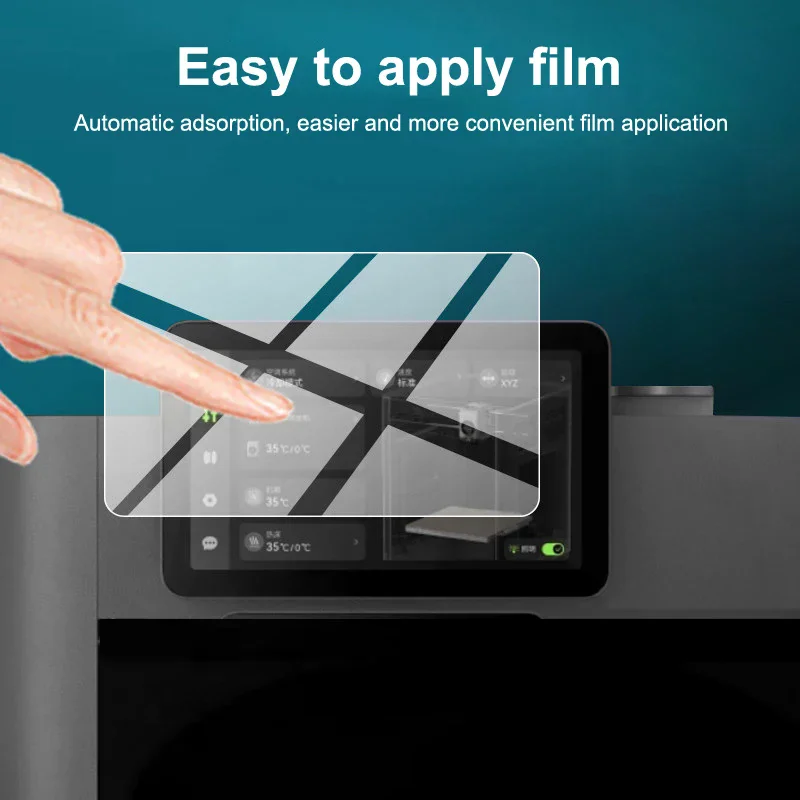 1/2Pcs Tempered Glass Film HD Screen Protector For BambuLab P2S H2S H2D H2C For 3D Printer Screen Protection Accessories