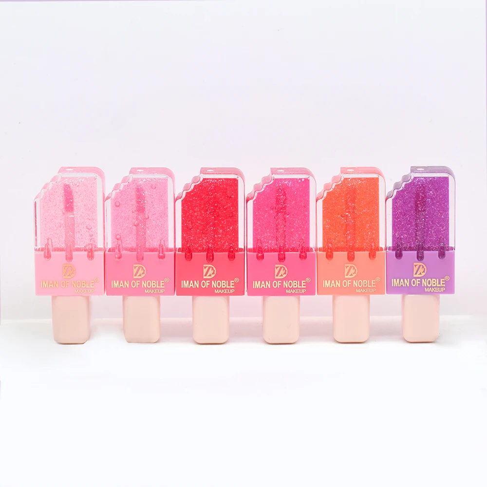 24Pcs 6Colors Globe Design Color Changing Lip Gloss Set PH Tinted Hydrating Moisturizer Magic Liquid Lipstick Lips Cosmestic