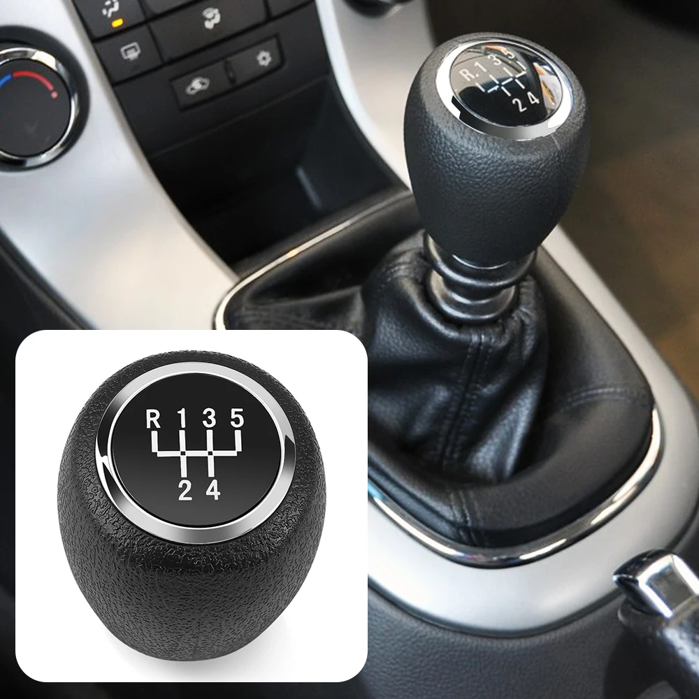 

5 6 Speed MT Car Gear Shift Knob Gears Head Handball Case for Chevrolet Cruze 2009 - 2015 Accessories
