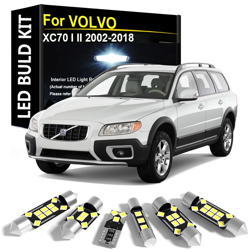 

Car Interior Light LED For VOLVO XC70 I II 2002-2005 2006 2007 2008 2009 2010 2011 2012 2013 2014 2015 2016 2017 2018 Canbus