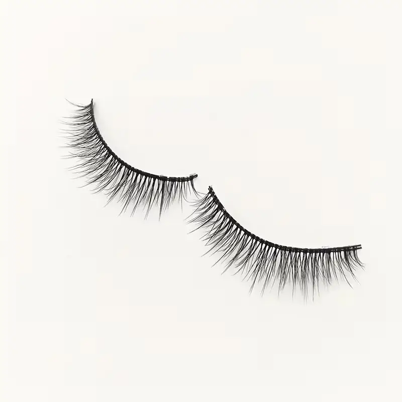 10 Paar übernatürliche, hautfarbene künstliche Wimpern, leicht und hautfreundlich, antiallergisch, frisch und atmungsaktiv, sehr geeignet für den täglichen Gebrauch. – Detail 5