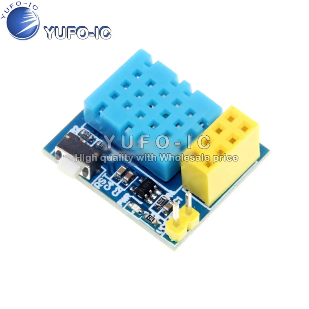 ESP8266 ESP-01 ESP-01S DHT11 Módulo de nodo WiFi de temperatura y humedad de buena calidad