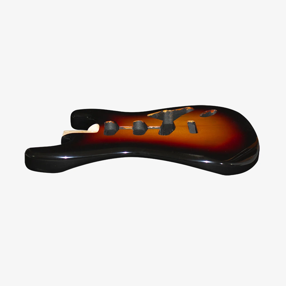 ST Guitar Body Alder Material S-S-S High Gloss Sunset Stratocaster Style Electric Guitar Part DIY Custom