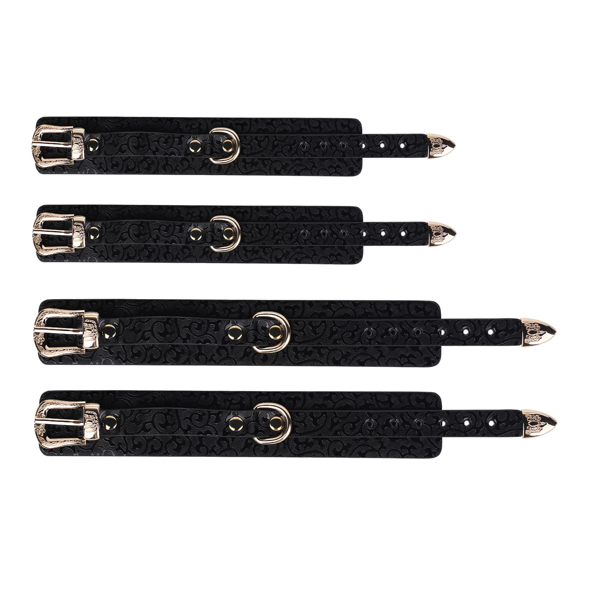 Metal Extension Rod with 4 Adjustable PU Straps BDSM Restraint Sex Toys Bondage Kit Fetiche Obedience Handcuffs Adult Sex Toys - Image 3